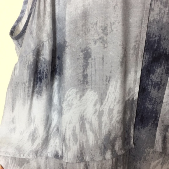 Calvin Klein Jeans Grey Tie Dye Sleeveless Romper - Picture 2 of 7